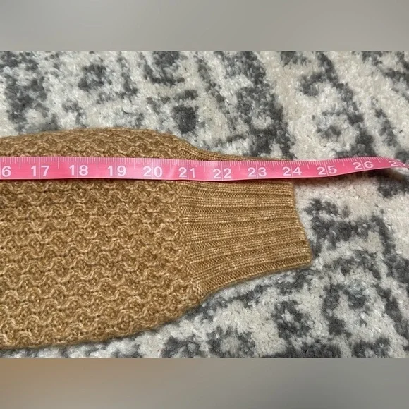 J. Crew Honeycomb Balloon~Sleeve Crewneck Sweater Size XS - Picture 8 of 11